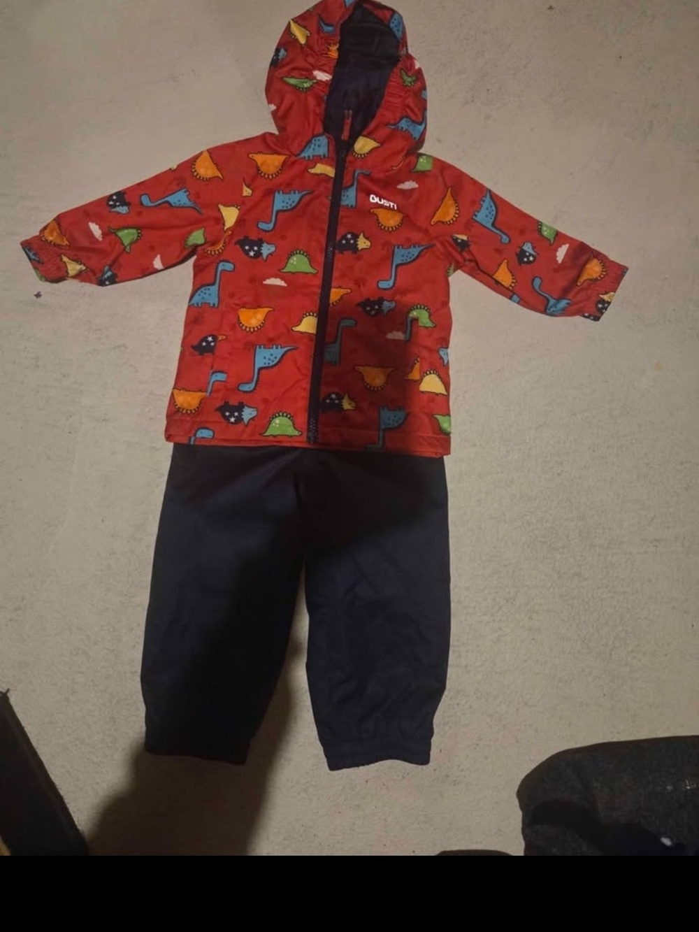 Gusti Dinosaur Rain Coat And Pants